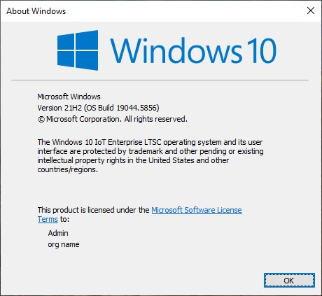 Ghost Win 10 LTSC